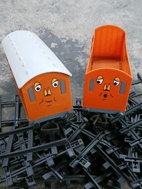 Lot Of Gullane 2019 Annie and Clarabel from the Thomas & Friends Lot With Tracks